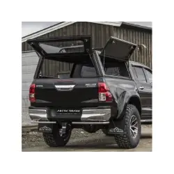 Hardtop Explorer noir lisse Toyota Hilux Revo 2016+ double cabine Alu-Cab
